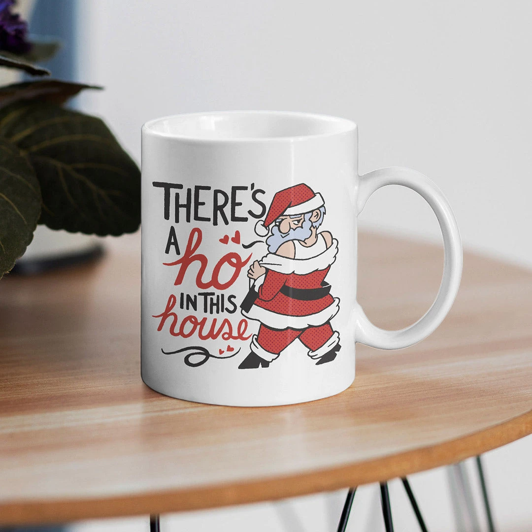 Yellow Octopus Exclusives - Mugs Office Gifts Theres A Ho In This House | Christmas Santa Design 5 Yellow Octopus Exclusives - Mugs Office Gifts Theres A Ho In This House | Christmas Santa Design