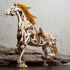 Ugears Mechanical Horse Model Kit Man Cave Gifts
