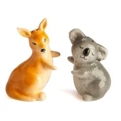 Mdi Aussie Outback Mates Salt & Pepper Shaker Set Gifts For Grandmas