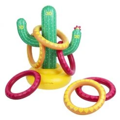 Sports And Outdoors Sunnylife Inflatable Ring Toss Cactus