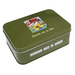 IsAlbi Farm In A Tin - Wooden Animals Set