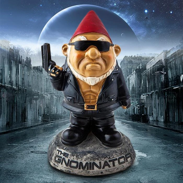 William Valentine Mens Novelty Gifts The Gnominator - Garden Gnome 3 William Valentine Mens Novelty Gifts The Gnominator - Garden Gnome