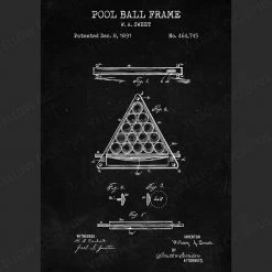 Yellow Octopus Exclusives - Prints Billiards Patent Prints Wall Art | Set Of 3 Man Cave Gifts