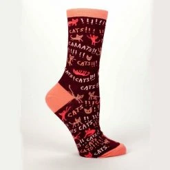 Optoco Socks For Crazy Cat Ladies