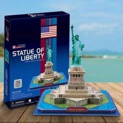 AM Living Cubic 3D Puzzle Statue Of Liberty 39pcs Science STEM Toys