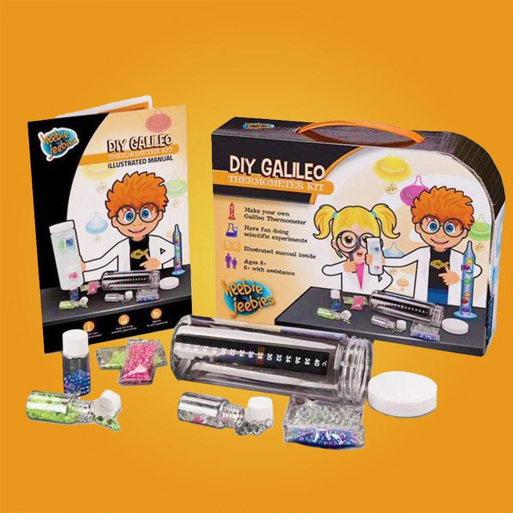 Heebiejeebies Science STEM Toys Kids DIY Galileo Thermometer Science Experiments Kit 3 Heebiejeebies Science STEM Toys Kids DIY Galileo Thermometer Science Experiments Kit
