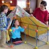 Outliving Kids DIY Build & Play Construction Fort Kit 72pc 1 Outliving Kids DIY Build & Play Construction Fort Kit 72pc