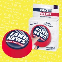 William Valentine Mens Novelty Gifts The Fake News Sound Button