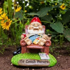William Valentine The Couch Potato Garden Gnome
