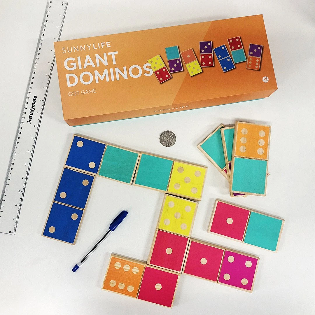 Sunnylife Giant Dominoes-13cm Tiles 3 Sunnylife Giant Dominoes-13cm Tiles