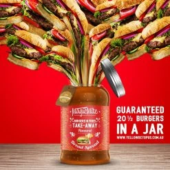 Yellow Octopus Novelty Food 'MagicMite' - Take Away Fast Food In A Jar Breakfast Spreads 20 Yellow Octopus Novelty Food 'MagicMite' - Take Away Fast Food In A Jar Breakfast Spreads