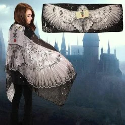Ikon Collectables Harry Potter Hedwig Lightweight Wing Scarf Gifts For Sisters