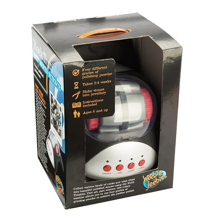 Heebiejeebies Rock Tumbler Kit: Turn Rocks & Minerals Into Gemstones! 4 Heebiejeebies Rock Tumbler Kit: Turn Rocks & Minerals Into Gemstones!