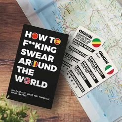 William Valentine How To F#cking Swear Around The World Cards Man Cave Gifts