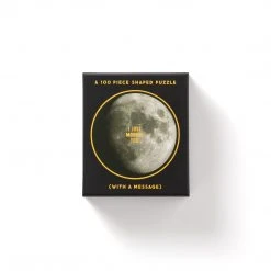 IsAlbi I Just Mooned You 100 Piece Mini Round Puzzle Mens Novelty Gifts