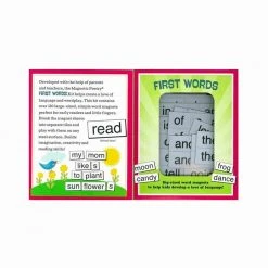IsAlbi Science STEM Toys First Words Magnetic Poetry Kit