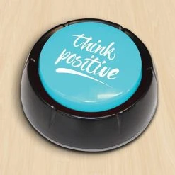 IsAlbi The Think Positive Affirmation Button Novelty Buttons