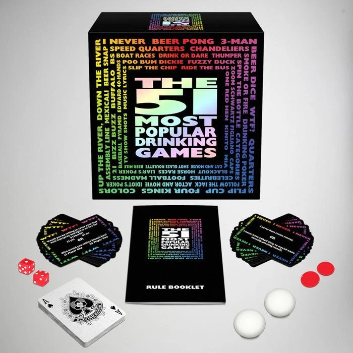 Mdi Man Cave Gifts The 51 Most Popular Drinking Games Set 5 Mdi Man Cave Gifts The 51 Most Popular Drinking Games Set