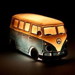 Mdi Man Cave Gifts Retro Combi Campervan Table Lamp
