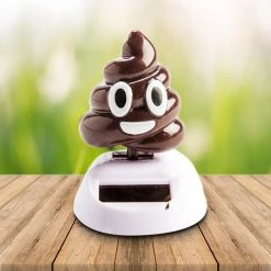 Mdi Solar Powered Dashboard Dancing Poo Emoji Mens Novelty Gifts