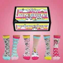 Outliving Magical Unicorn Odd Socks Gift Set - 3 Pairs Gifts For Sisters