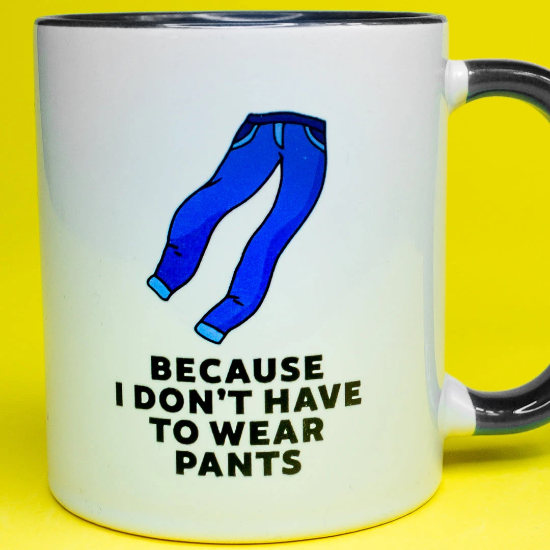 Promotique I Miss Working From Home (Because I Don't Have To Wear Pants) Mug 4 Promotique I Miss Working From Home (Because I Don't Have To Wear Pants) Mug