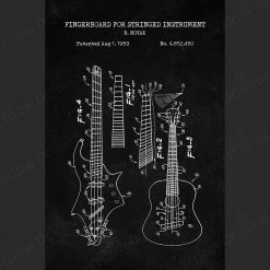 Yellow Octopus Exclusives - Prints Man Cave Gifts Guitar Patent Prints Wall Art | Set Of 3