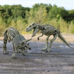IsAlbi Science STEM Toys T-Rex & Triceratops Dinosaur Excavation Set