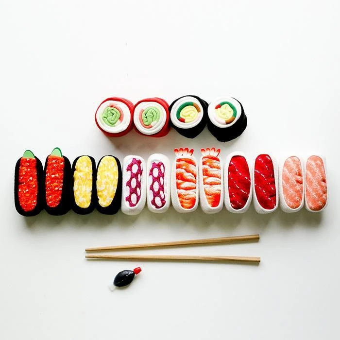 Short Story Sushi Socks Office Gifts 4 Short Story Sushi Socks Office Gifts