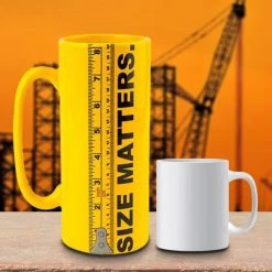 William Valentine 'Size Matters' Giant 950ml Mug Giant Products