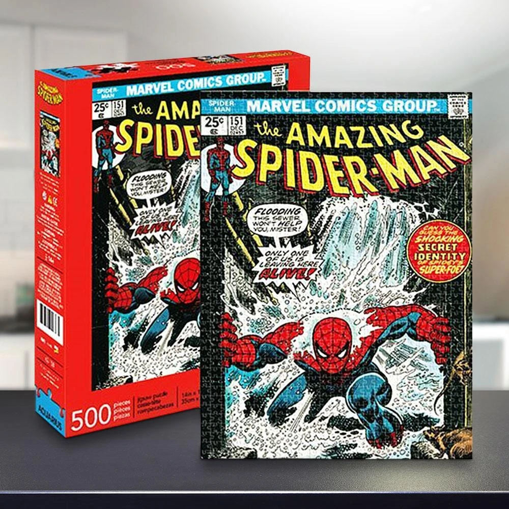 William Valentine Spiderman 500 Piece Puzzle | Marvel Comic Cover Man Cave Gifts 3 William Valentine Spiderman 500 Piece Puzzle | Marvel Comic Cover Man Cave Gifts