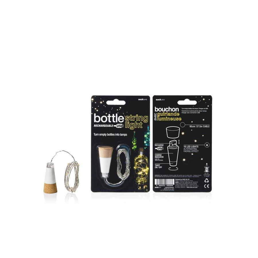 Until Suck UK Rechargeable USB Bottle String Lights 4 Until Suck UK Rechargeable USB Bottle String Lights