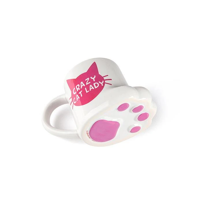 William Valentine Oversized Crazy Cat Lady Cat's Paw Mug Office Gifts 6 William Valentine Oversized Crazy Cat Lady Cat's Paw Mug Office Gifts