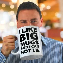 William Valentine Gigantic 'I Like Big Mugs' 1.8L Mug Giant Products