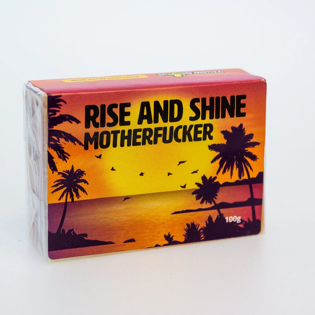 Yellow Octopus Exclusives Naughty Gifts Rise & Shine Motherf#cker Soap 6 Yellow Octopus Exclusives Naughty Gifts Rise & Shine Motherf#cker Soap