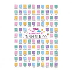 IsAlbi Gifts For Sisters 100 Exercises In Mindfulness Scratch Poster