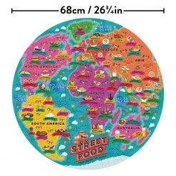 IsAlbi Street Food Lover's 1000 Piece Jigsaw Puzzle Travel Gifts