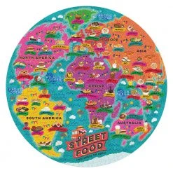 IsAlbi Street Food Lover's 1000 Piece Jigsaw Puzzle Travel Gifts