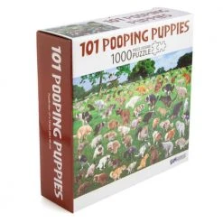 Mdi 101 Pooping Puppies 1000 Piece Jigsaw Puzzle Mens Novelty Gifts