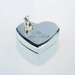 Landmark Concepts Silver Plated Heart First Curl Box Baby Shower Gifts 15 Landmark Concepts Silver Plated Heart First Curl Box Baby Shower Gifts