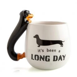 Mdi 3D Dachshund Handle Coffee Mug Mugs