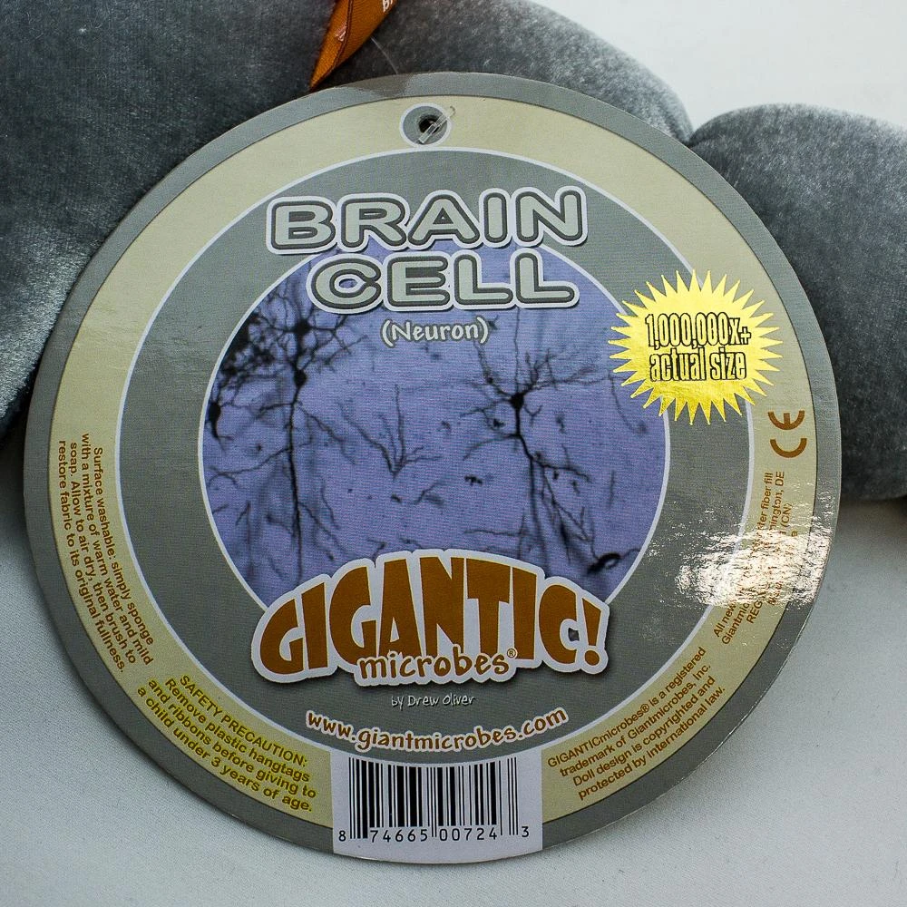 Heebiejeebies Gigantic Plush Neuron Brain Cell 68cms Giant Products 7 Heebiejeebies Gigantic Plush Neuron Brain Cell 68cms Giant Products