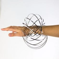 Heebiejeebies Kinetic Rings Spiralling Metal Coil Toy Gifts For Girls