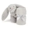 IsAlbi Jellycat Silver Bashful Bunny Soother