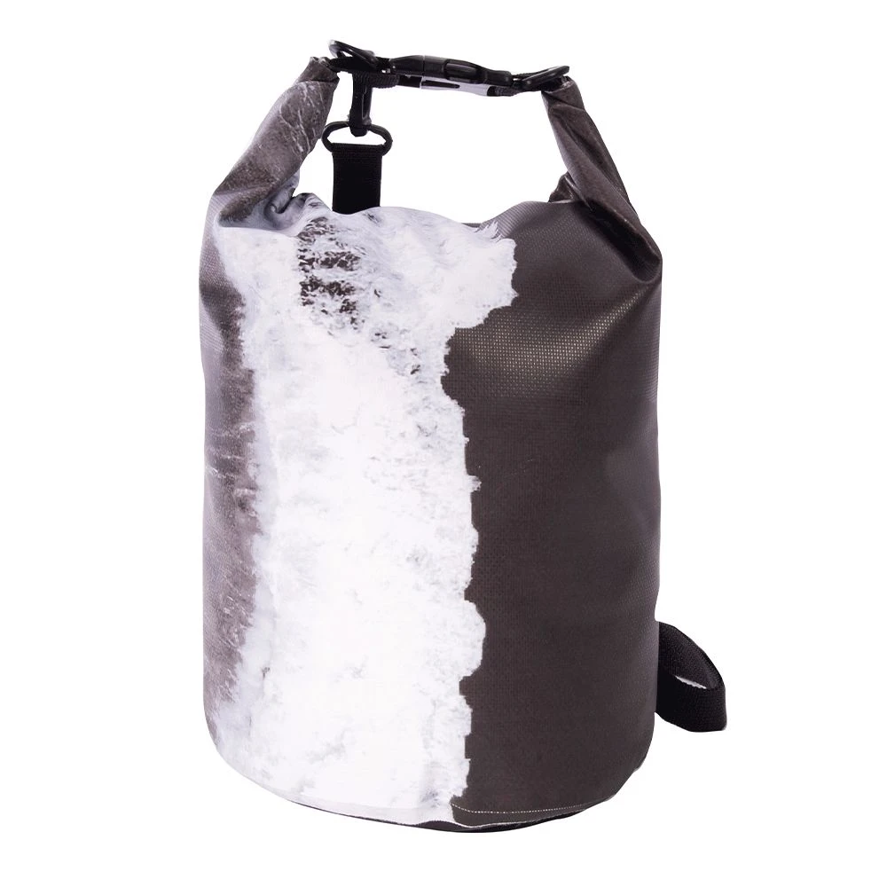 IsAlbi Travel Gifts Black & White Beach 10L Dry Bag 12 IsAlbi Travel Gifts Black & White Beach 10L Dry Bag