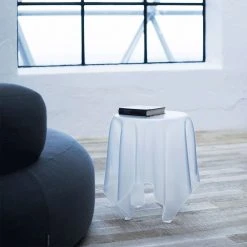 UNTIL Illusion Frosted Side Table Executive Gifts