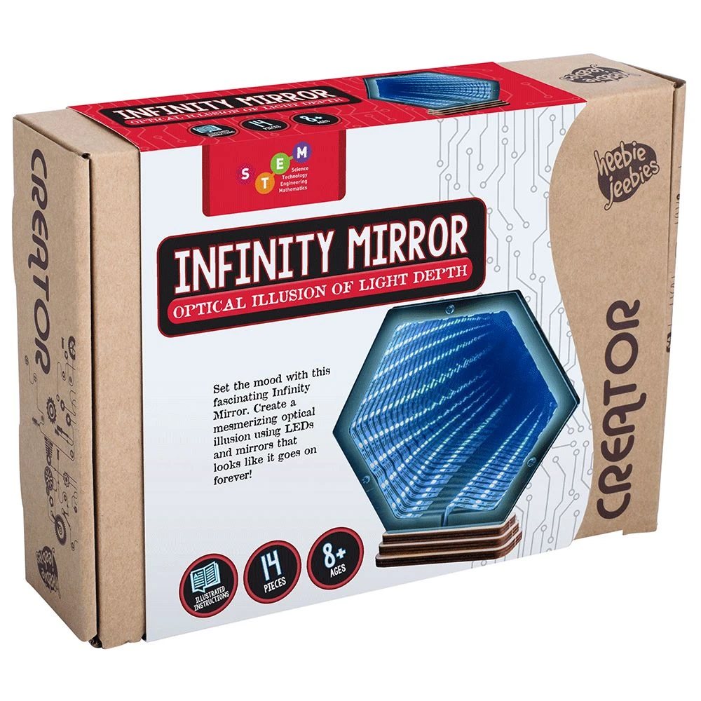 Heebiejeebies Make Your Own Infinity Mirror Kit Gifts For Boys 4 Heebiejeebies Make Your Own Infinity Mirror Kit Gifts For Boys