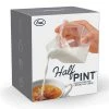 IsAlbi Half Pint - The Mini Glass Carton Creamer Miniature Products