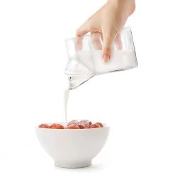 IsAlbi Half Pint - The Mini Glass Carton Creamer Miniature Products