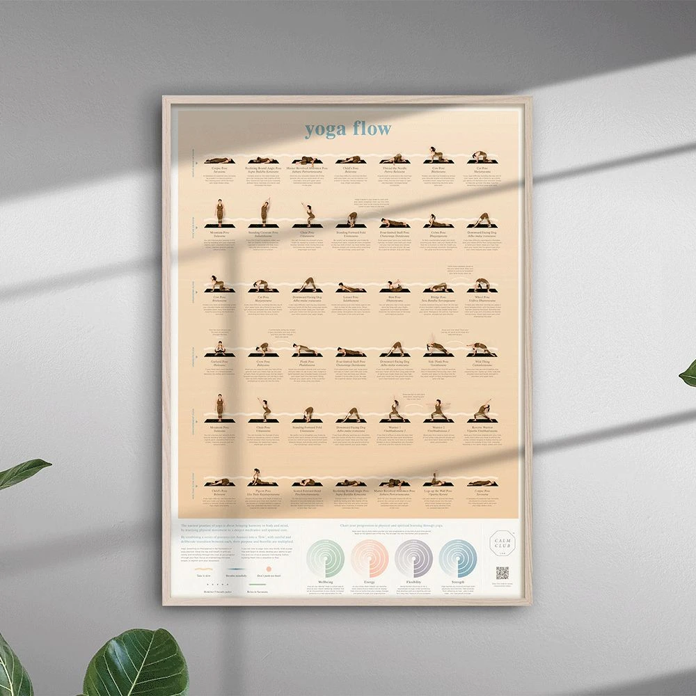 IsAlbi Sports And Outdoors Calm Club Yoga Flow Poster 3 IsAlbi Sports And Outdoors Calm Club Yoga Flow Poster